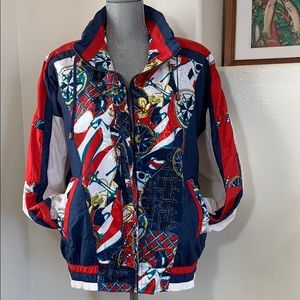 SOLD VINTAGE River Edge Windbreaker Women's Sz L